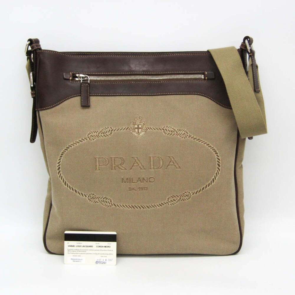 PRADA Brown Leather Shoulder Bag - Picture 4 of 12